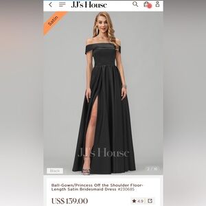 Long Formal Black Dress